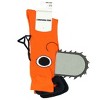 Chainsaw Man Men's Pochita 3D Pull Start Handle Chainsaw Crew Sock Orange - 3 of 3