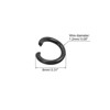 Unique Bargains Carbon Steel DIY Crafts Jewelry Making Open Connector Jump Rings 100 Pcs - 2 of 4