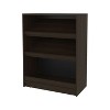 Vynxaria Contemporary Shoe Rack, Open Storage, 3-Tier, Wengue Finish - 2 of 4