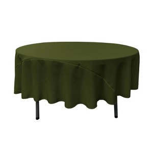 Slickblue Polyester Poplin Round Tablecloth 41 Different Colors 7 Sizes - 1 of 1