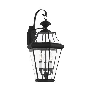 Livex Lighting Georgetown 3 - Light Wall Light in  Black - 1 of 2