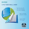 INTEX 12 x 2.5 Foot Metal Frame Above Ground Swimming Pool, Type A Filter, Protective Cover, and Complete Maintenance Kit with Vacuum Skimmer and Pole - 4 of 4