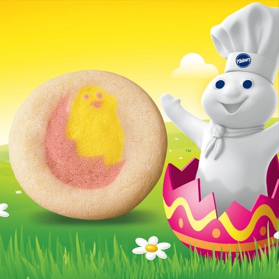 Pillsbury Ready-to-Bake Chick Shape Sugar Cookie Dough - 9.1oz/20ct