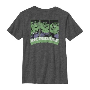 Boy's Marvel Hulk Incredible Panels T-Shirt - 1 of 4