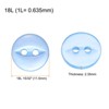 Unique Bargains Round Resin 2-Hole Fish Eye Craft Replacement Sewing Button 10 Pcs - 2 of 4
