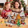 Hogokids 1421PCS 3 Style Christmas Gingerbread House, 2025 Xmas Castle Village Building Block Gifts for Adults Kids Ages 6+ - 3 of 4
