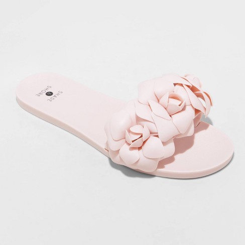 Buy online Women Textured Pink S Flip Flop from footwear for Women