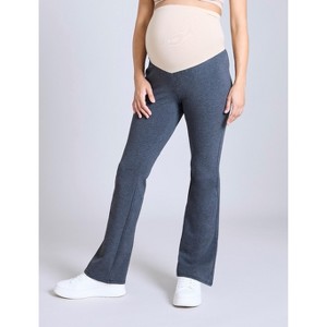 Women's Secret Fit Over the Belly Full Length Flare Leggings | Motherhood Maternity - 1 of 4