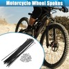 Unique Bargains 14G J Bend Bicycle Steel Spokes 36Pcs - 2 of 4