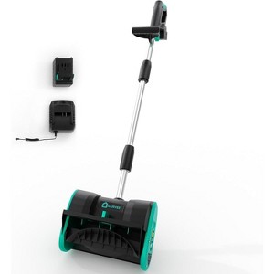 CuisinSmart 12Inch Snow Blower, with Adjustable Front Handle & Telescopic Pole, 10In Width & 6In Depth & 20Ft Throwing Distance - 1 of 4