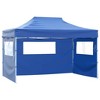 vidaXL Party Tent Steel Blue 600D Oxford fabric with PVC coating 10x13 ft - 4 of 4