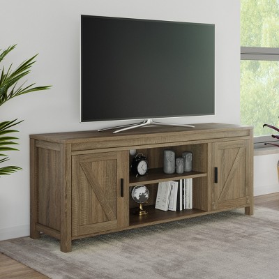 oak tv stand