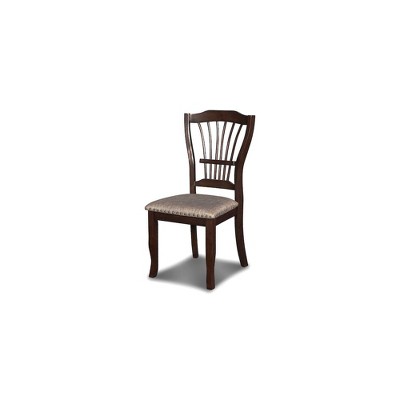 New Classic Furniture, Furniture Bixby Solid Wood Dining Chairs in Espresso (Set of 2)