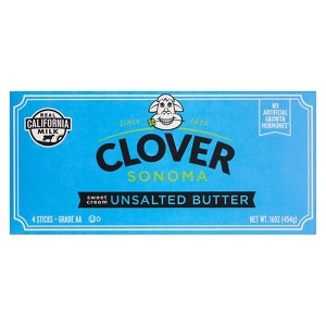 Clover Sonoma Unsalted Butter - 16oz/4ct Sticks - 1 of 1