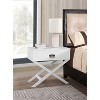 NicBex Nightstand with Storage Drawer Modern End Table with Wood Legs for Living Room,Bedroom - 2 of 4