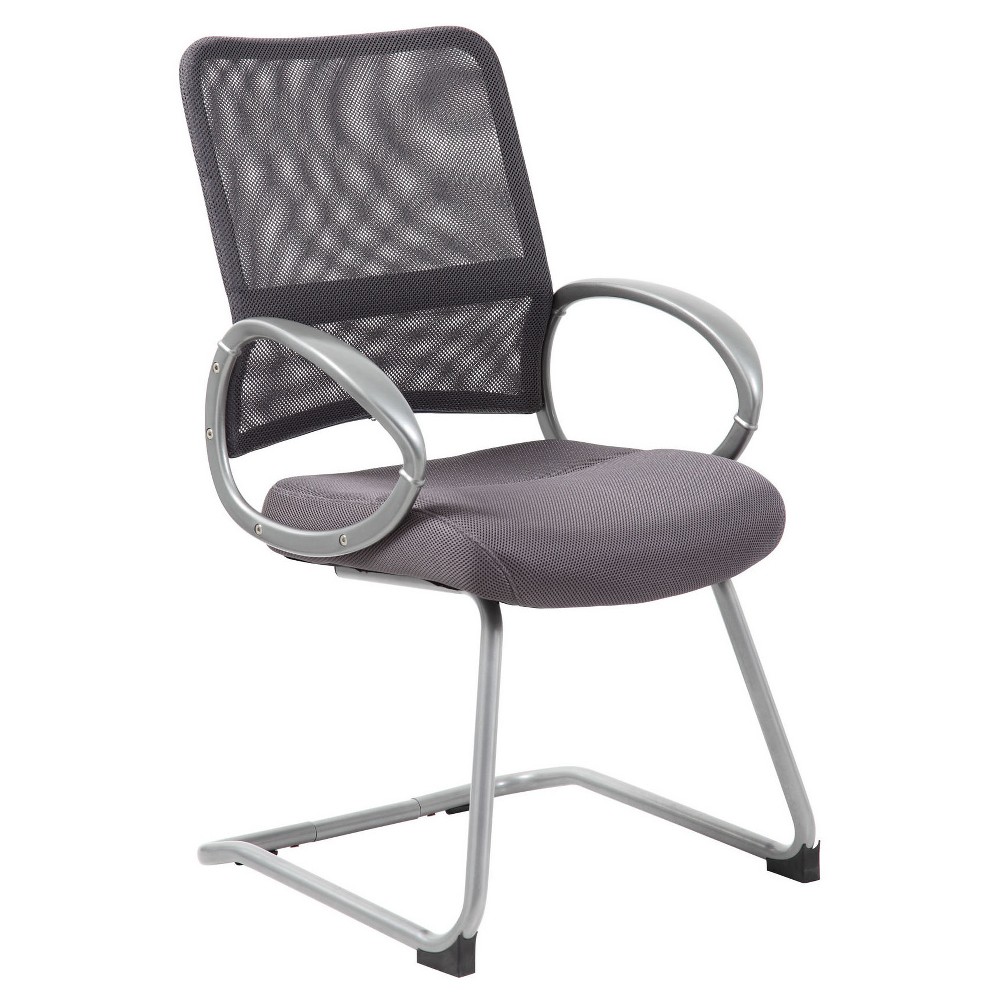 Photos - Computer Chair BOSS Mesh Guest Chair Gray  