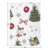 FIONECA Flannel Blanket Xmas Eve Soft Warm Cozy Bedroom Decor Christmas Present Winter Softness Durable - 30"¡Á40" - 2 of 4