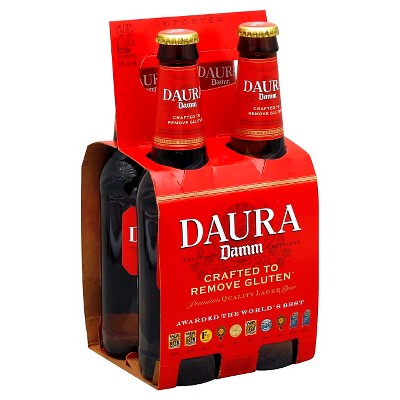 Daura Damm Gluten Removed Lager Beer - 4pk/12 fl oz Bottles