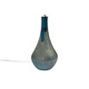 Set of 2 Opal Finish & Linen Shade Glass Table Lamp - Storied Home: UL Listed, No Assembly Required, 32" Height - 2 of 4