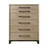 ORRD  6-Drawer Dresser Caramel Cocoa Finish - Modern Tall Chest with Metal Glides for Bedroom Storage Organization - 2 of 4