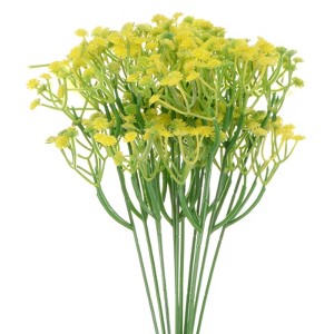 Unique Bargains Artificial Baby's Breath Plastic Real Touch Handmade Simulation 11.4" - 1 of 4