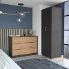 NicBex Armoire Wardrob + Dresser with Double Doors & Shelves & Drawers for Bedroom - 2 of 4