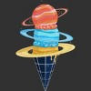 Men's Design By Humans Space-Time Cone-Tinuum By TenkenNoKaiten T-Shirt - 2 of 4