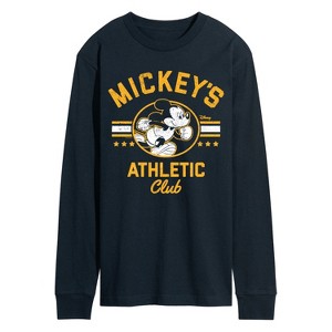 Men's - Disney - Mickeys Athletic Club Long Sleeve Graphic T-Shirt - 1 of 3