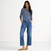 Lands' End Women's Soft Denim High Rise Utility Cargo Ankle Jeans - 4 of 4