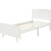 Streamdale Wood Platform Bed Twin Bed Frame Mattress Foundation With Headboard And Wood Slat Support - 4 of 4