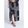 ELOQUII Women's Plus Size Wrapover Printed Skirt - 3 of 4
