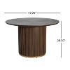 Christopher Knight Home Blythe 47.25" Wooden Round Pedestal Dining Table - 3 of 4