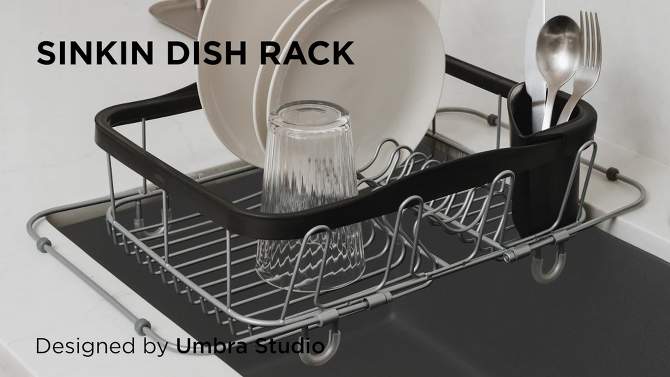 Plastic Sinkin In-Sink Dish Rack - Umbra, 2 of 22, play video