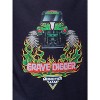 Monster Jam Boys' Grave Digger Raglan Sleep Pajama Set Shirt Pants Black - 4 of 4