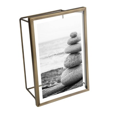 Wire Frame Brushed Antique Brass - Stonebriar Collection