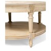 Maven Lane Pullman Traditional Round Wooden Coffee Table - 4 of 4