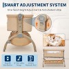 Bedside Bassinet Baby Bassinet for Baby, 3 in 1 Bedside Sleeper with Baby Co-Sleeper Travel Crib with Detachable Mosquito Net & Adjustable Height - 4 of 4