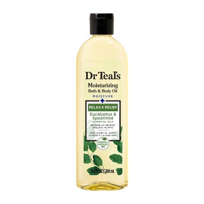 Image of Dr Teal's Rejuvenating Eucalyptus & Spearmint Moisturizing Bath & Body Oil - 8.8 fl oz