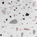 white terrazzo