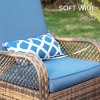 3-Piece Patio Conversation Set with Rocking Swivel Chairs & Table - Captiva Designs: Weather-Resistant Outdoor Ensemble - 2 of 4