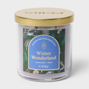 2 Wick Lidded Jar Candle - Threshold™ - 1 of 3