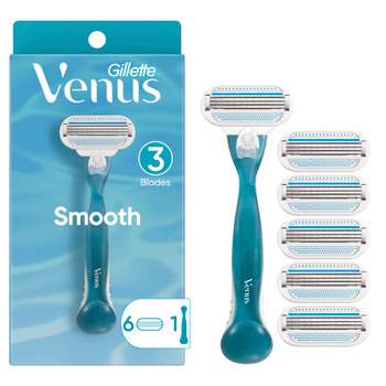 Venus Smooth Value Pack Razor - Handle + 6 Blade Refills