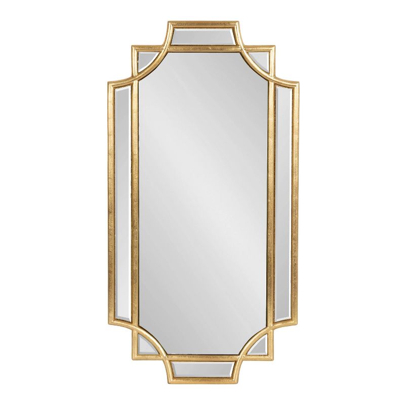 Kate &#38; Laurel All Things Decor 11&#34;x21&#34; Minuette Decorative Framed Wall Mirror Gold, 4 of 8