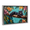 Stupell Industries Lazy Day Black Leopard Floating Frame Canvas Art - 2 of 4