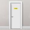 Unique Bargains Acrylic Self-Adhesive Office Please Use Other Door Left Arrow Sign 2 Pcs - 4 of 4