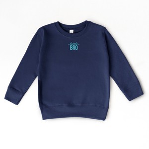 The Juniper Shop Embroidered Little Bro Toddler Sweatshirt - 1 of 4