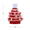 Miss Valentine Miniature 4.1" Nostalgic Ceramic LED Valentine Trees - Set of 3 - 2 of 4