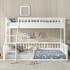 Grungis Twin XL over Queen Loft Bed Can Divided Into 2 Beds,Modern Bunk Bed with Ladder and Guardrails,Loft and Bunk Bed for Bedroom - 2 of 4