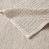 Gracie Mills Dionne Cotton Waffle Jacquard Antimicrobial Bath Towel 6 Piece Set - 4 of 4