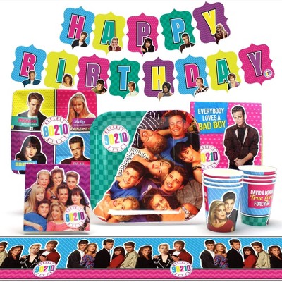 Prime Party 90210 Standard Party Pack | 58 Pieces | 8 Guests